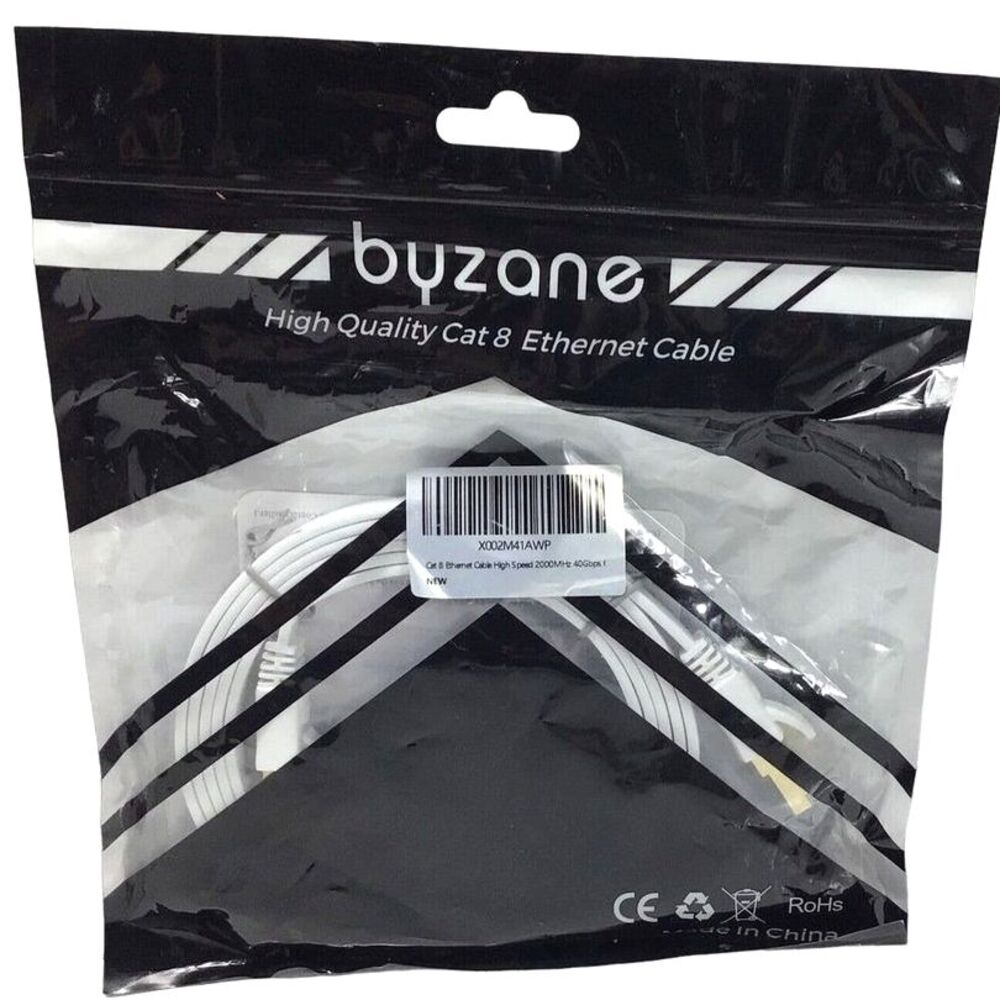 Ethernet Cable Outdoor&Indoor 6FT Heavy Duty High Speed 26AWG LAN Network 40Gbps